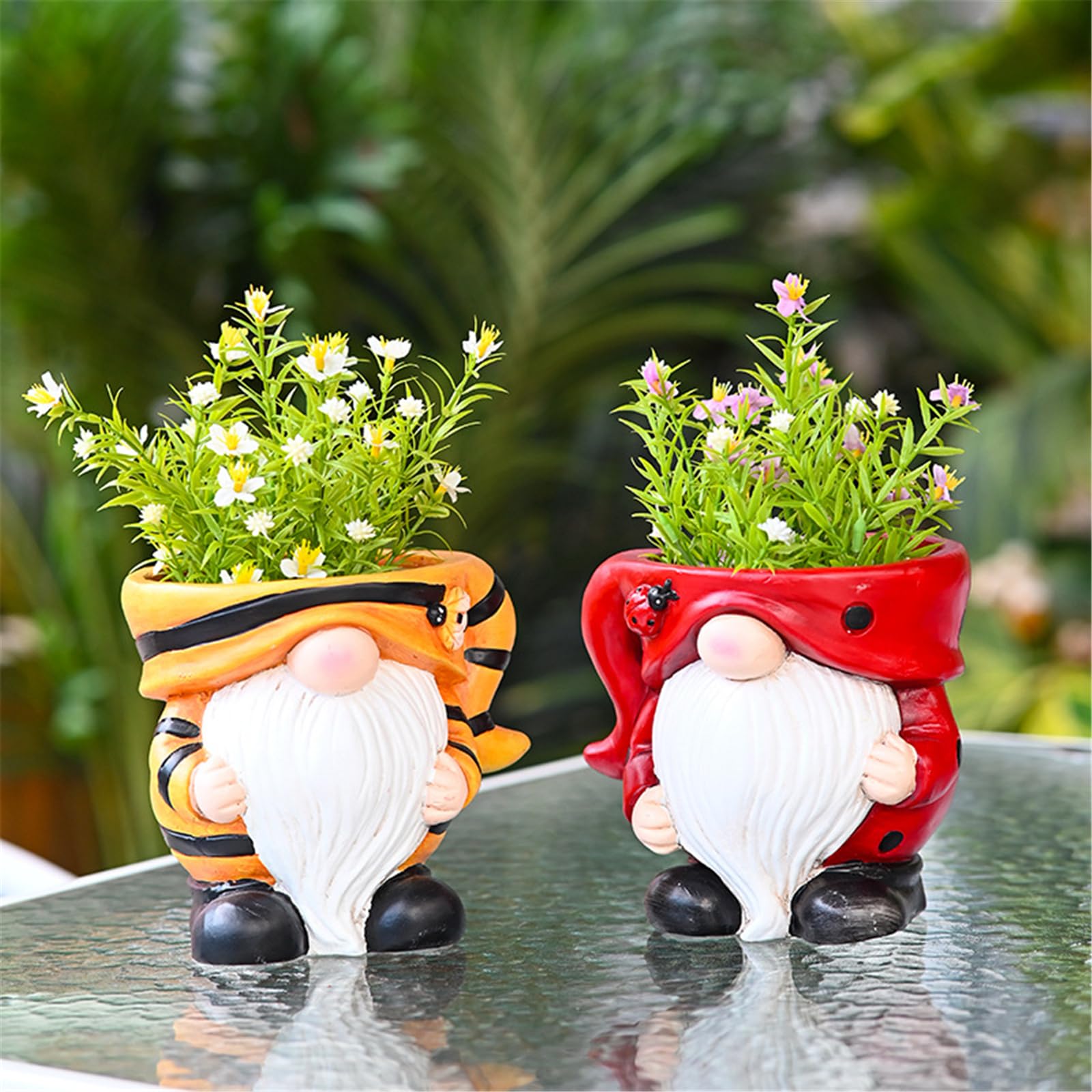 Amazon.co.jp: クリスマスノームセラミックプランター装飾クリスマス